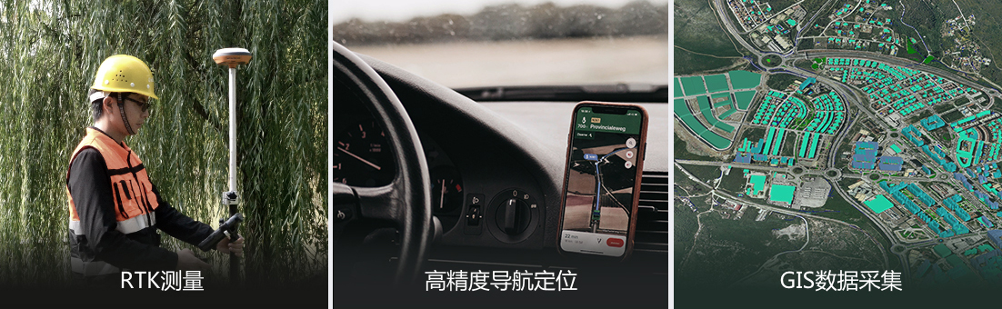 適用于RTK測量、高精度導航定位、GIS數(shù)據(jù)采集